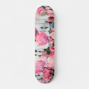Waterverf Roze aanjager schilderen Skateboard