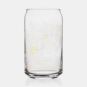 Waterverf roze blaadje blikvorm glas (Links)