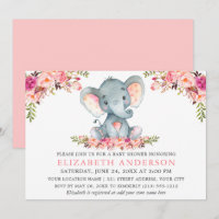 Waterverf Roze bleekmiddel Baby shower