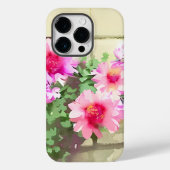Waterverf Roze bloemen Case-Mate iPhone Case (Achterkant)