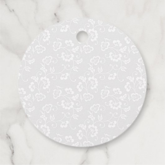 Waterverf roze bloemen goudflora Birthday Party Bedankjes Labels (Achterkant)