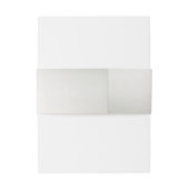 Waterverf Roze Bloemen Lijst Glanzend Bronzen Part Uitnodigingen Wikkel (Achterkant Voorbeeld)