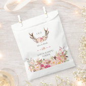 Waterverf Roze blozen Woestijnstaarten Bedankzakje (Geknipt)