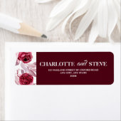 Waterverf Roze Bourgogne Wendingadres Etiket (Insitu)