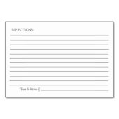 Waterverf roze cupcake Baby shower Recept Kaart (Achterkant)