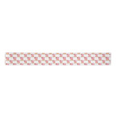 Waterverf roze cupcake met chocoladepatroon lint (Voorkant)