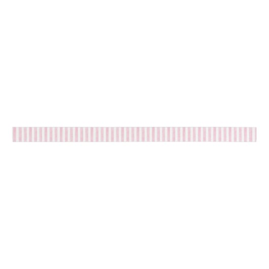 Waterverf roze en witte strepen grosgrain lint (Voorkant)