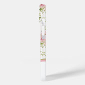 Waterverf Roze Floral Bouquets Monogram Case-Mate iPhone Case (Achterkant / Links)