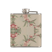  Waterverf Roze Floral Heupfles (Achterkant)