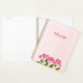 Waterverf Roze Hydrangea Lacecaps Illustratie Planner (Display)