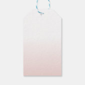 Waterverf Roze ijskap Vrijgezellenfeest Cadeaulabel (Achterkant)