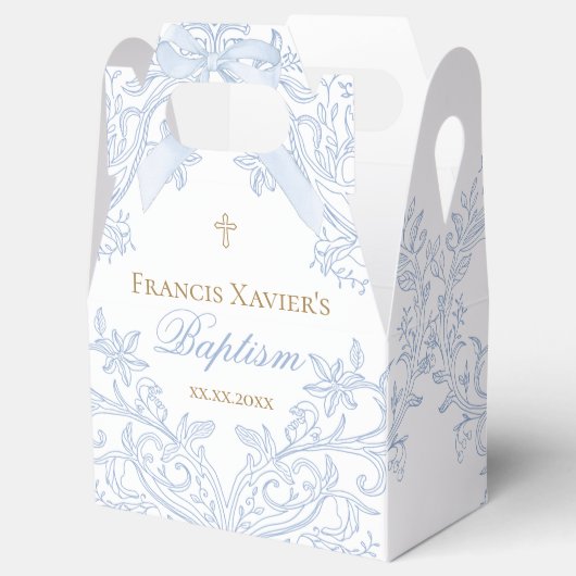 waterverf roze kam | doop bedankdoosjes (Geopend)