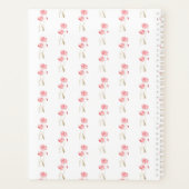 Waterverf Roze Klaprozen Bloemstuk Weekplanner Planner (Achterkant)