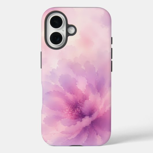 Waterverf Roze Lavendelbloesem Abstract Case-Mate iPhone Case (Achterkant)