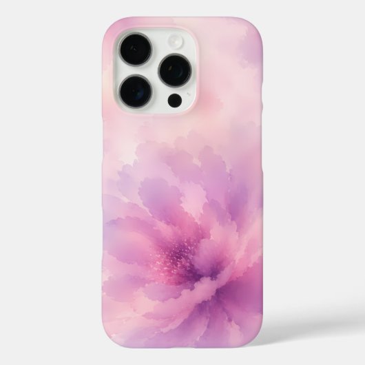 Waterverf Roze Lavendelbloesem Abstract Case-Mate iPhone Case (Achterkant)