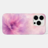 Waterverf Roze Lavendelbloesem Abstract Case-Mate iPhone Case (Achterkant (horizontaal))
