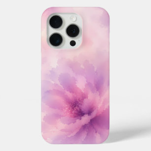 Waterverf Roze Lavendelbloesem Abstract iPhone 15 Pro Case