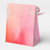 Waterverf Roze Monogram Huwelijksgunst Bedankdoosjes (Achterkant)