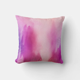 Waterverf Roze Paarse Positieve Ruimte Kussens