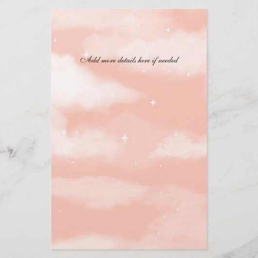 Waterverf Roze Pampas Grass en Goud (Achterkant)