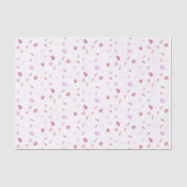 Waterverf roze perzik Roos bloemblaadjes Tissuepapier