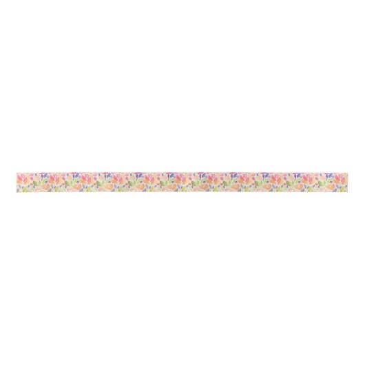 Waterverf Roze platte fabriek Lint (Voorkant)