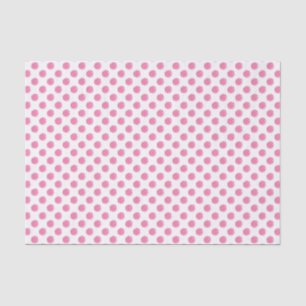 waterverf roze polka dots dop design tissuepapier