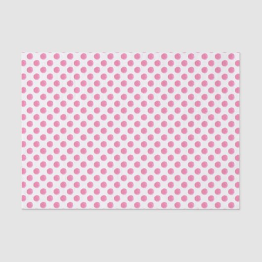 waterverf roze polka dots dop design tissuepapier (Voorkant)
