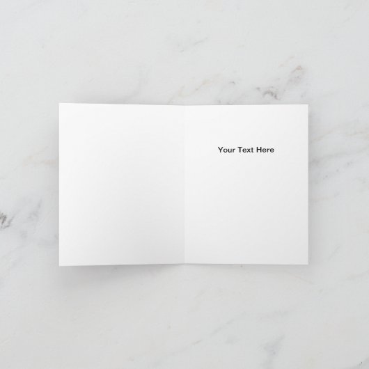 Waterverf Roze Roze Greenery Foliage Bedankkaart (Binnen)