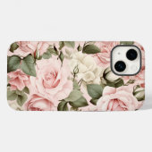 Waterverf Roze rozen Case-Mate iPhone Case (Achterkant (horizontaal))