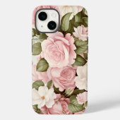 Waterverf Roze rozen Case-Mate iPhone Case (Achterkant)