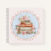 Waterverf  Roze Rozen en Boeken Bloemen (Voorkant)