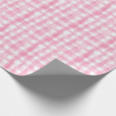Waterverf Roze speldenknop Cadeaupapier (Hoek)