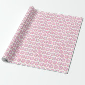 Waterverf Roze Sprinkle Donuts Pattern Cadeaupapier (Uitgerold)