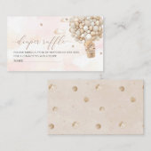 Waterverf roze strik lint baby shoEnclosure Kaart (Voorkant / Achterkant)