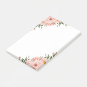 Waterverf Roze ventilator Post-it® Notes (Schuin)