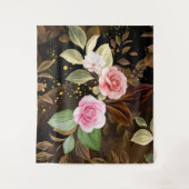 WATERVERF ROZEN 3 WANDKLEED (Voorkant)