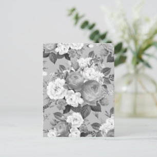 WATERVERF ROZEN 9 BRIEFKAART