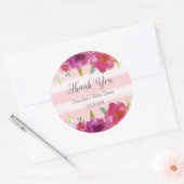 Waterverf Rozen Baby shower Sticker (Envelop)