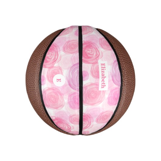 Waterverf Rozen Basketbal (Verticaal)