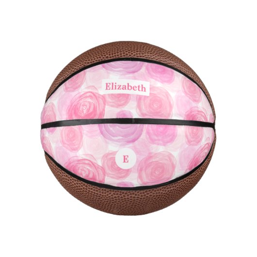 Waterverf Rozen Basketbal (Voorkant)