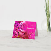 WATERVERF ROZEN BBT Mitzvah Hartelijk dank Bedankkaart (Voorkant)