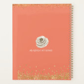 Waterverf Rozen Bouquet Agenda Planner (Achterkant)