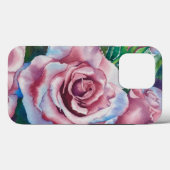 Waterverf Rozen Case-Mate iPhone Case (Achterkant (horizontaal))