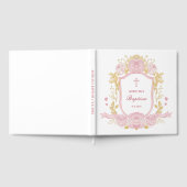 Waterverf Rozen Crest doop gastenboek (Volledig)