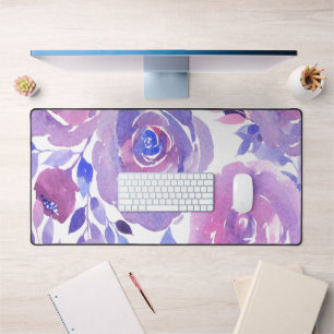 Waterverf Rozen Desk Mat