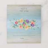 Waterverf Rozen en zeehondenstransport (Buitenkant ongevouwen)