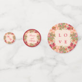 Waterverf Rozen & Glitter-opvangtabel Confetti (Voorkanten)