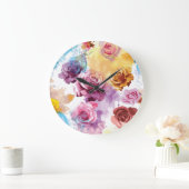 Waterverf Rozen Grote Klok (Huis)