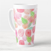 Waterverf Rozen Latte Mok (Linkerhoek)